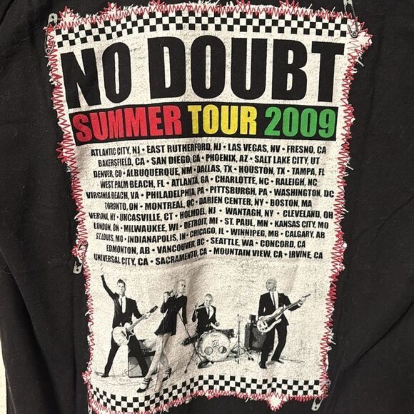 No Doubt 2009 Summer Tour Tee Small - Picture 4 of 5